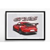 Porsche 911 (991) GT3 RS „red“ - plakát, obraz na zeď