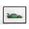 Porsche 911 (992) GT3 RS "Green" - plakát, obraz na zeď