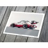 Porsche 911 (930) Turbo Race RWB - plakát, obraz na zeď
