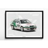 Škoda Octavia 1 RS – WRC Edition 100 – Plakát, obraz na zeď