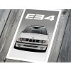 BMW M5 E34 - Plakát, obraz na zeď