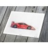 Ferrari F40 LM - plakát, obraz na zeď