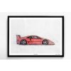 Ferrari F40 LM - plakát, obraz na zeď