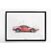 Ferrari 308 GTB - plakát, obraz na zeď