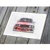 BMW M3 E30 „Front“ - plakát, obraz na zeď