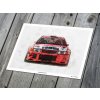 Mitsubishi Lancer EVO VI - plakát, obraz na zeď