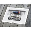 BMW M3 E46 "bimmer" - plakát, obraz na zeď