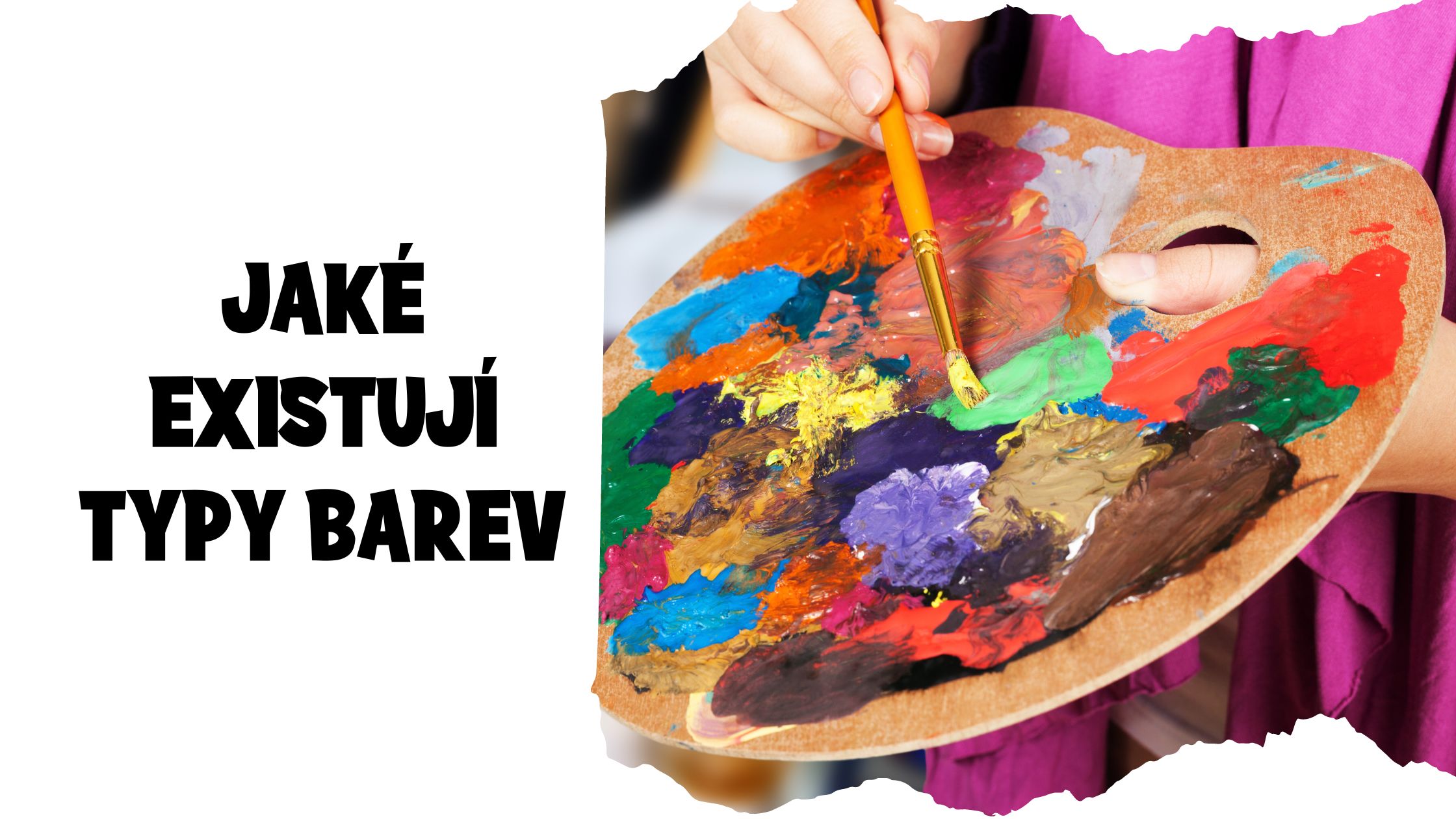 Jaké máme typy barev