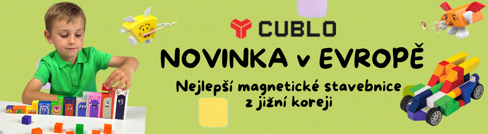 CUBLO magnetická stavebnice