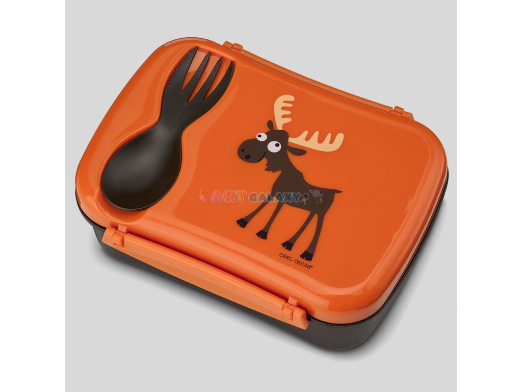 8462 carl oscar n ice box obedovy svacinovy box s chlazenim oranzova