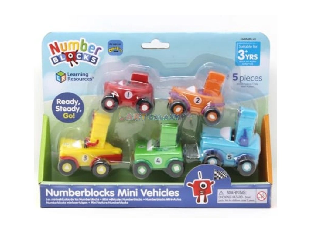 4034 2 learning resources sada mini vozidel numberblocks