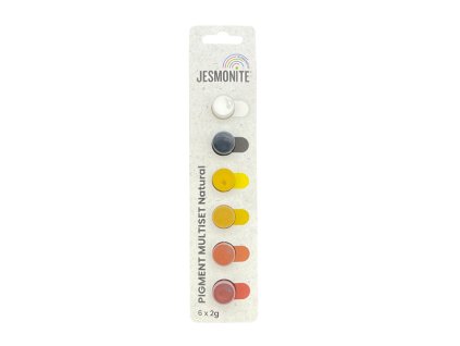 Jesmonite pigment sada barev 6 x 2 g Natural