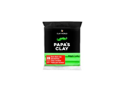 5426 papa s clay polymerova hmota 60 g neonove zelena