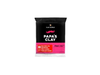 5447 papa s clay polymerova hmota 60 g fuchsia