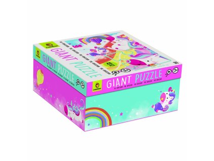 6158 ludattica obri podlahove puzzle jednorozci giant puzzle
