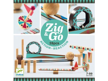 6191 djeco drevena draha zig go 28 dilku