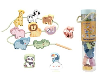 TJ003 Tooky Toy - Navlékání zvířátek