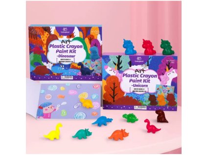 9950 kreativni sada prvni voskovky 2 v 1 jednorozec tooky toys