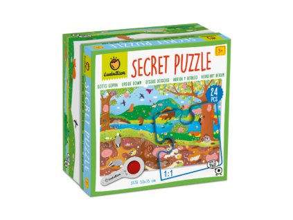 10310 ludattica secret puzzle s lupou vzhuru nohama