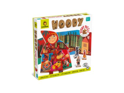 10325 ludattica drevene puzzle cervena karkulka woody story