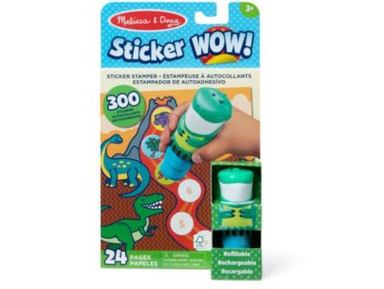 Sticker WOW! Obrázková knížka s razítkovačem - Dinosaurus