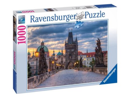 Puzzle Praha: Procházka po Karlově mostě 1000 dílků