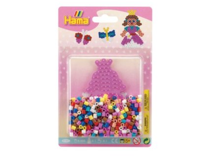 HAMA zažehlovací korálky MIDI - Korálkový set - Princezna - 450ks