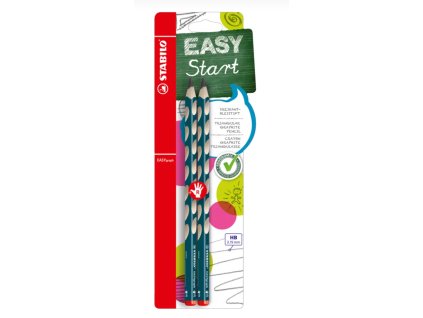 STABILO EASYgraph R HB petrolejová 2 ks Blister