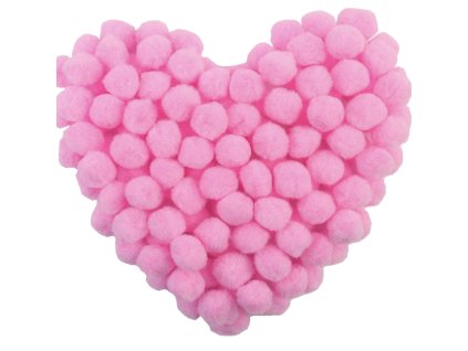 pom pom light pink