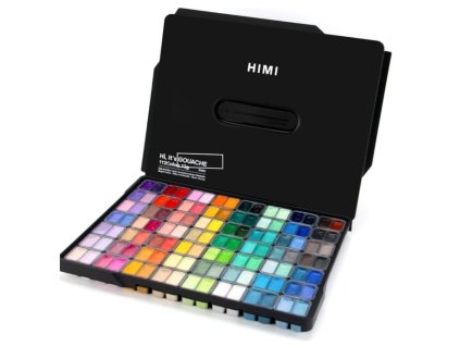 HIMI kvašové barvy - Twin Cup Gouache Set - 112 Colours