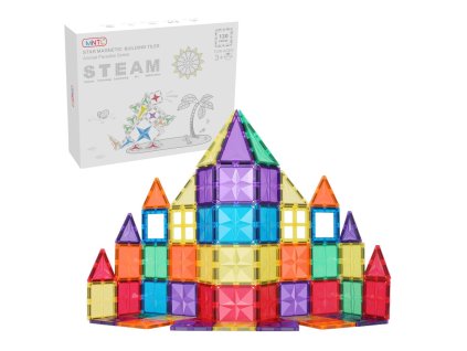 30943 4211 2 mntl magneticka stavebnice animal paradise 120 ks