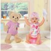 Zapf Medvídek BABY born, růžové oblečení
