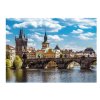 Puzzle Praha: Pohled na Karlův most 1000 dílků