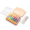 HIMI - kvašové barvy - Twin Cup Gouache Set – 48 barev + 3 štětce