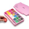 HIMI kvašové barvy - Jelly Cup Gouache Set - 18 Colours - Pink Edition