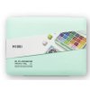 HIMI kvašové barvy - Jelly Cup Gouache Set - 24 Colours + 3 štětce(Green Case Edition)
