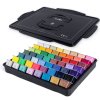 HIMI kvašové barvy - Jelly Cup Gouache Set - 56 Colours (Black Case Edition)