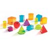 4415 learning resources pruhledne geometricke tvary sada 14 ks