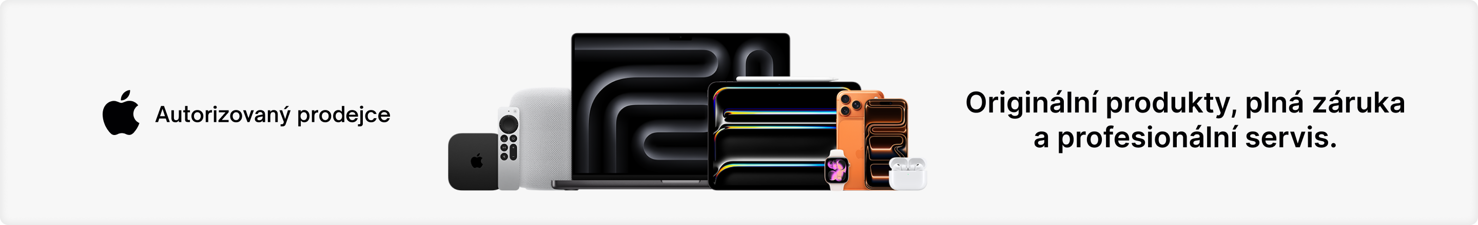Apple autorizovaný prodejce WEB BANNER