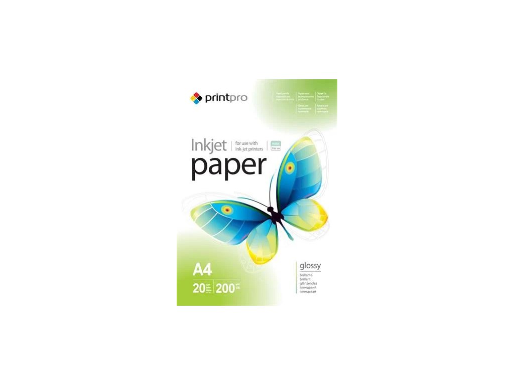 colorway fotopapir printpro vysoce leskly 200g m2 a4 20 listu ien360023