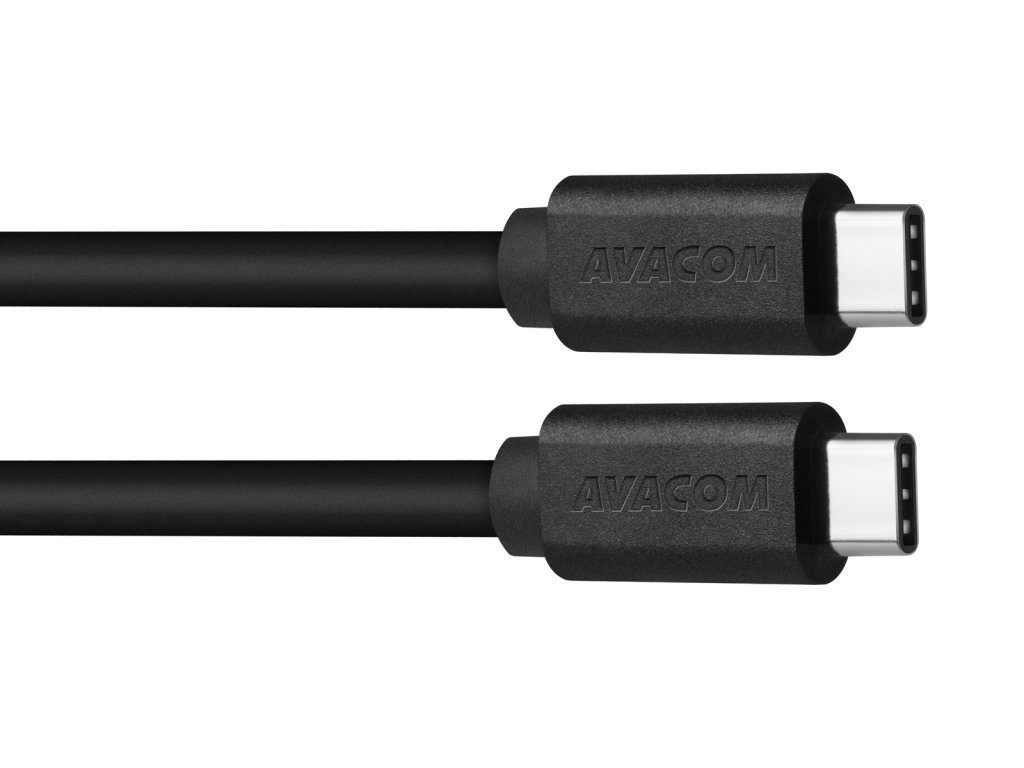 avacom datovy a nabijeci kabel usb type c usb type c 100cm cerna ien298445