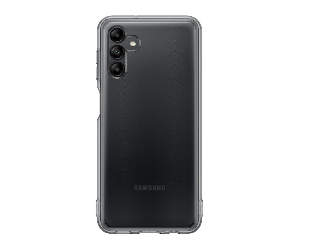 samsung polopruhledny zadni kryt soft clear pro galaxy a04s cerny ien463797