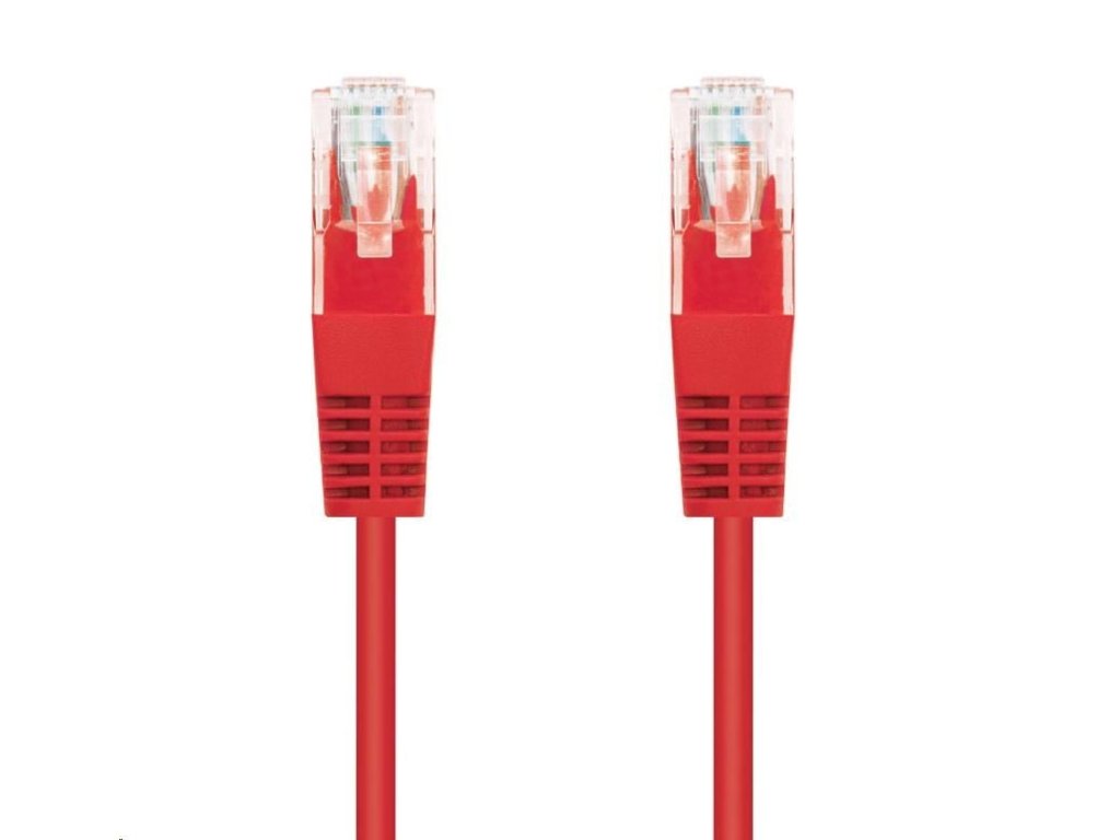 c tech kabel patch cord cat5e utp cervena 1m ien469560