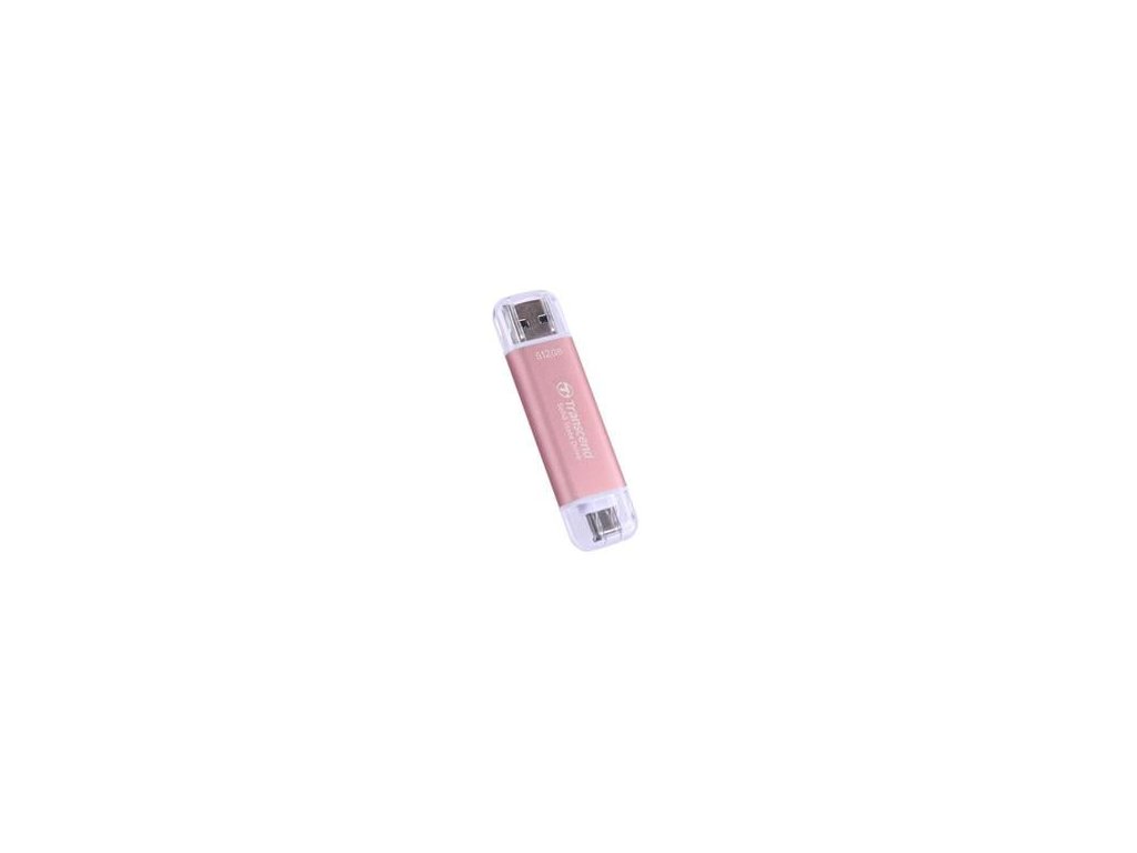 Transcend ESD310P 512GB, External SSD, USB 10Gbps, Type C/A