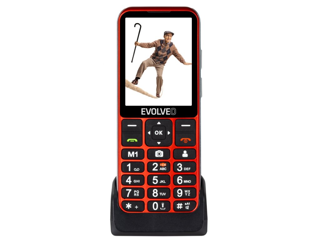 evolveo easyphone lt cerveny ien481502