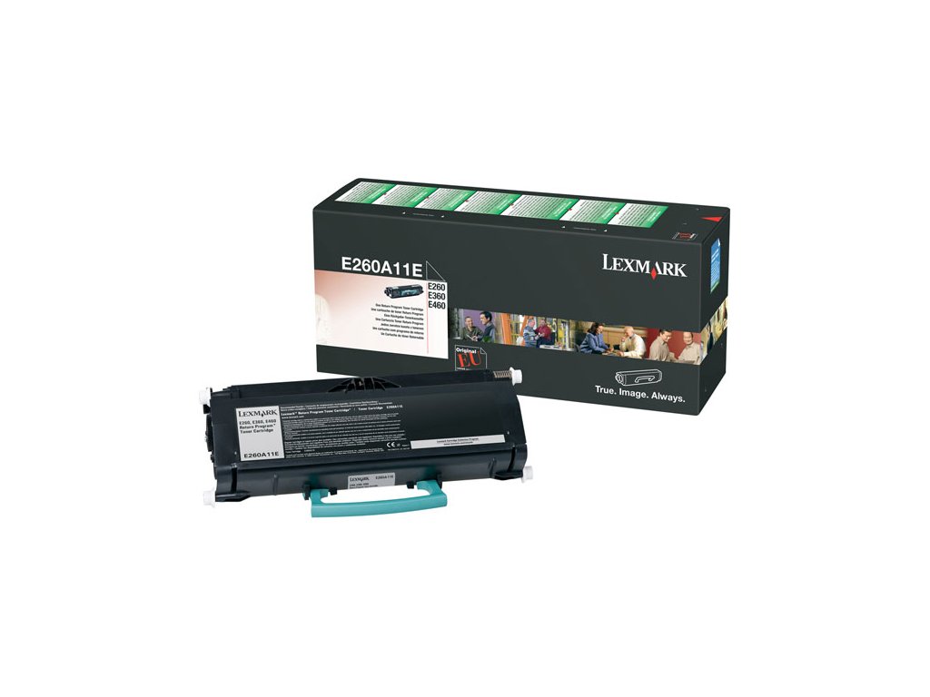 Lexmark toner černý E260A11E pro E260, E360, E460 (až 3500 stran) - return program - originální
