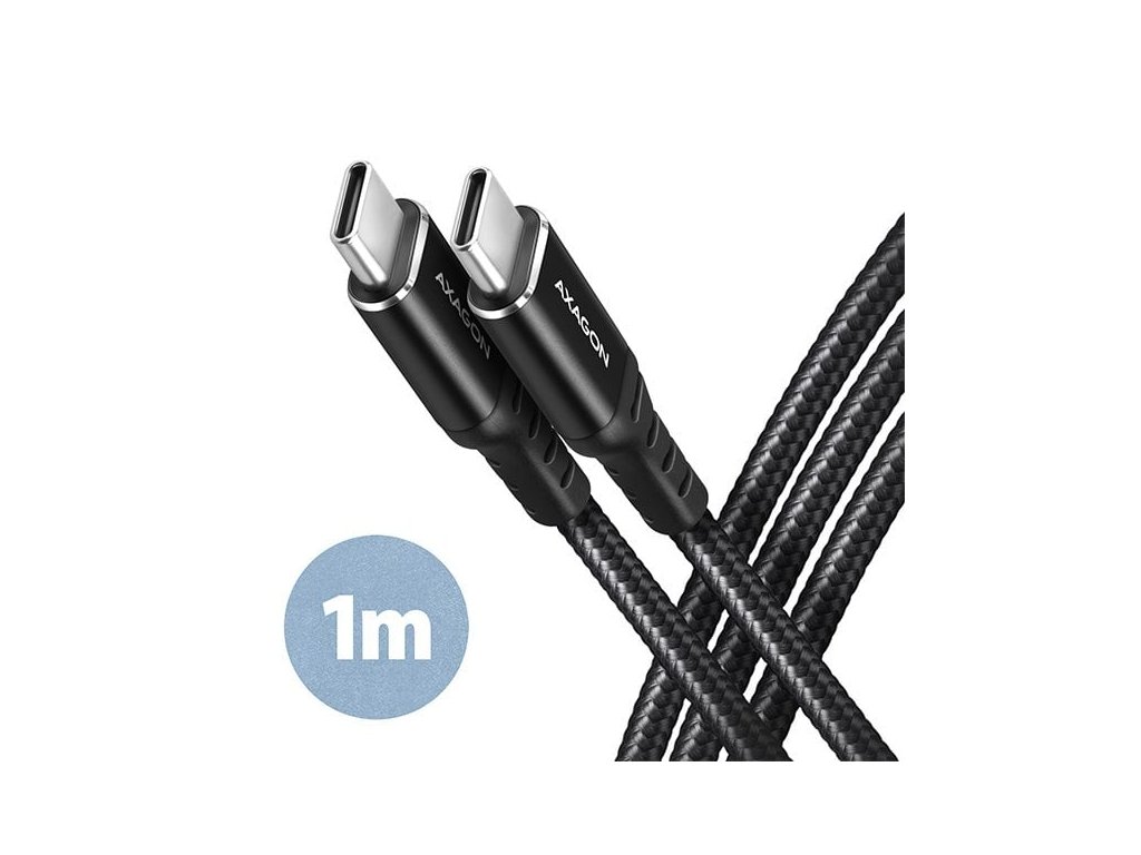 axagon bucm cm10ab hq kabel usb c usb c 1m ien442195