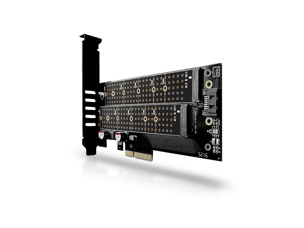 axagon pcem2 d pcie nvme ngff m 2 adapter ien310141