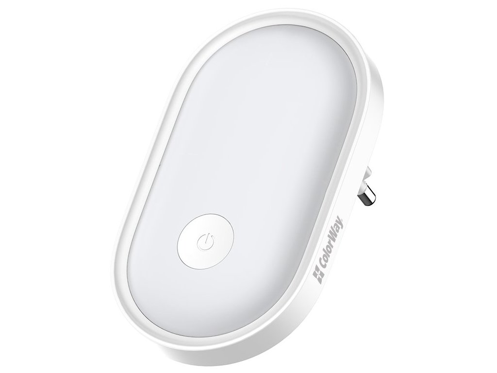 ColorWay noční LED světlo CW-NL08-W, inteligentní senzor, bílé