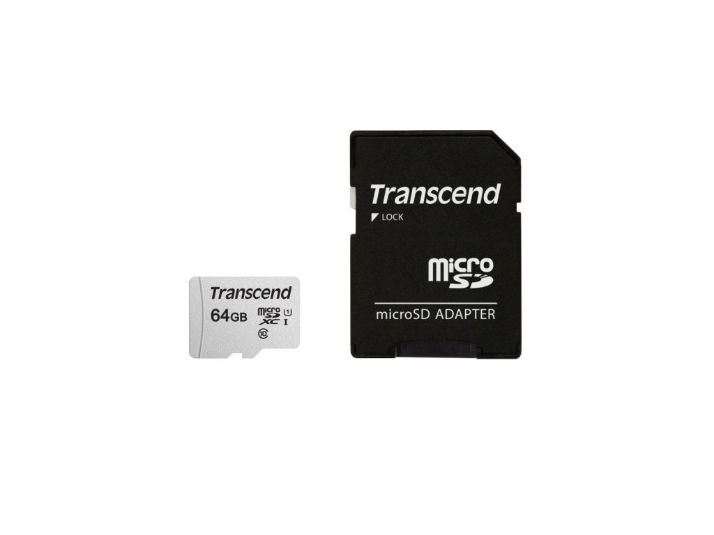 transcend microsdxc 300s 64gb adapter ien342093